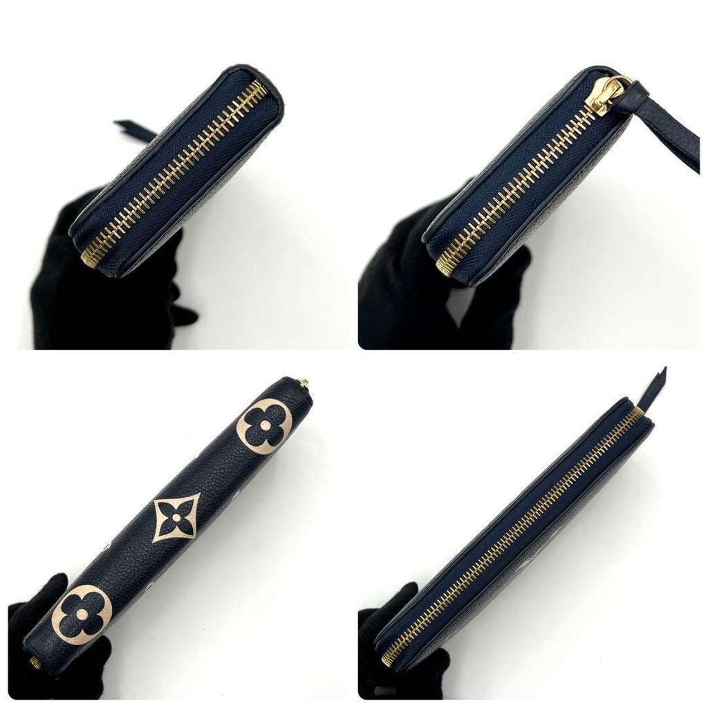 Louis Vuitton Portefeuille Clemence Wallet Bicolor Zip Around — view 6