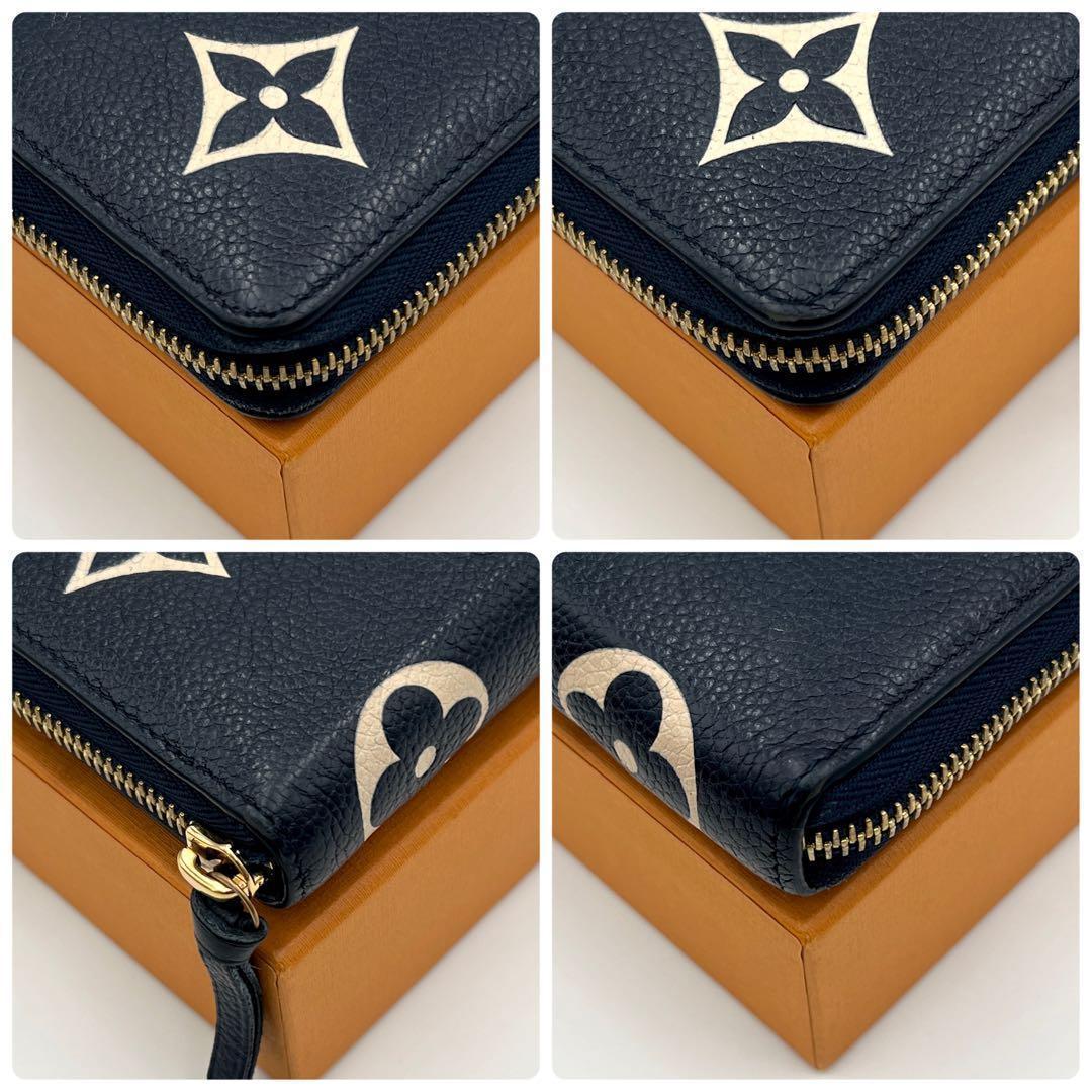 Louis Vuitton Portefeuille Clemence Wallet Bicolor Zip Around — view 9