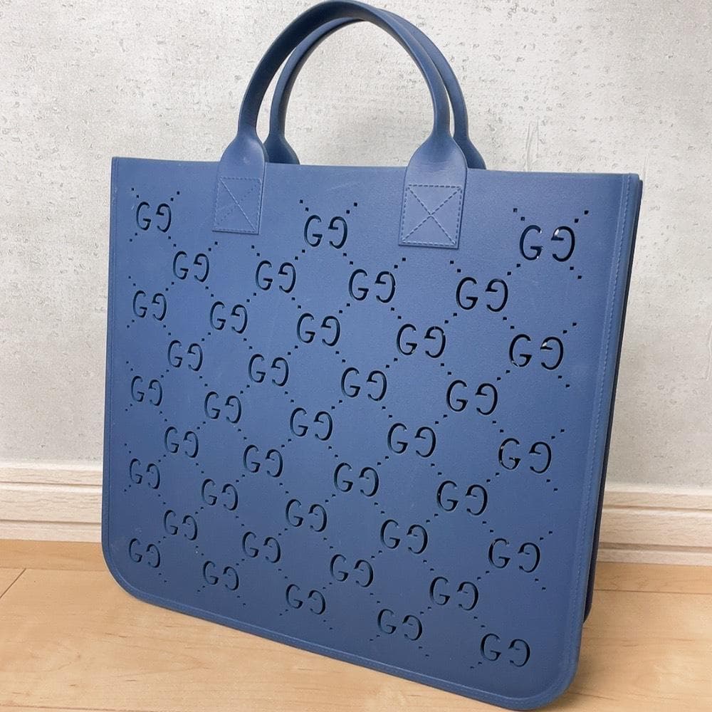 Gucci Children's GG Punched Rubber Tote
