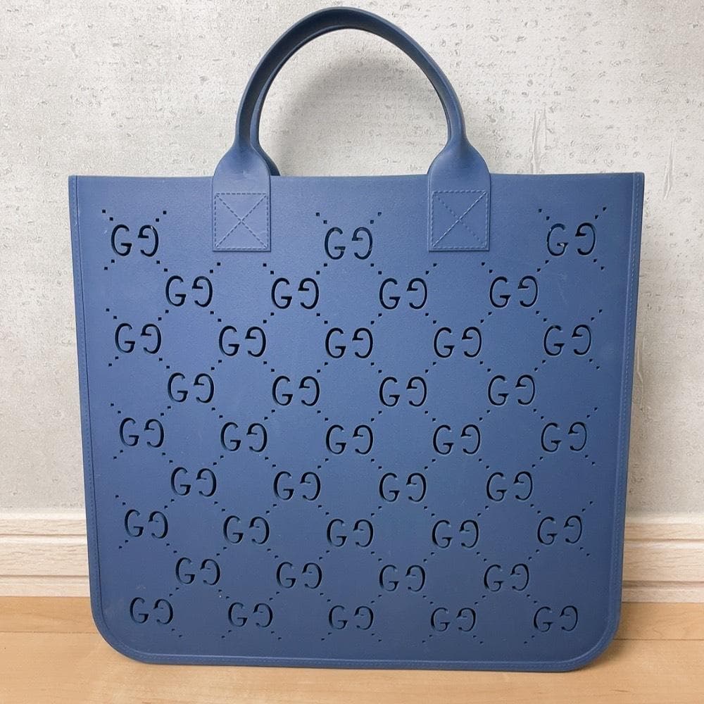 Gucci Children's GG Punched Rubber Tote — view 2