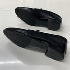 Hermes Paris Leather Loafers Black — view 6