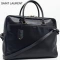 Saint Laurent Museum Briefcase Business 2-Way Leather