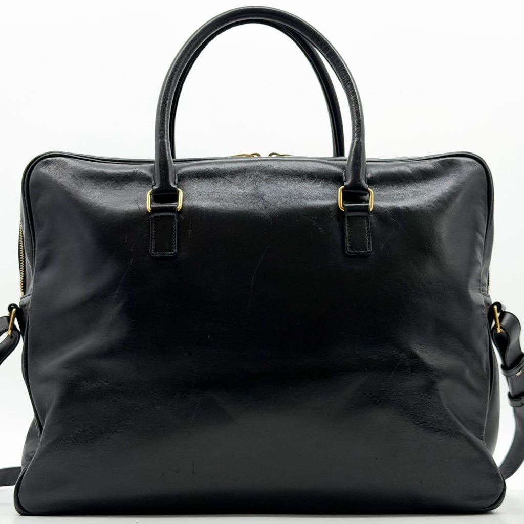 Saint Laurent Museum Briefcase Business 2-Way Leather — view 3