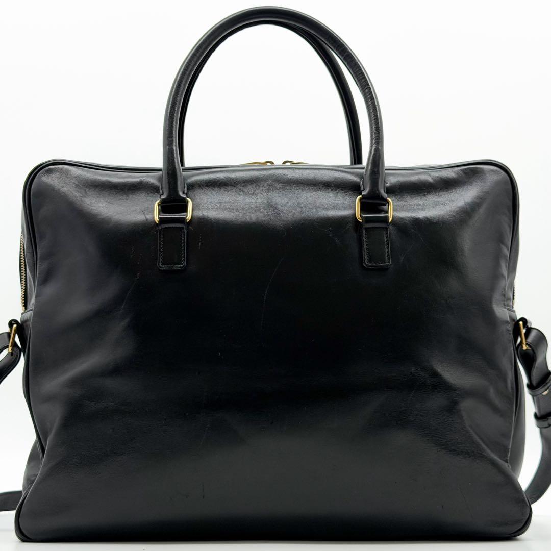 Saint Laurent Museum Briefcase Business 2-Way Leather — view 3