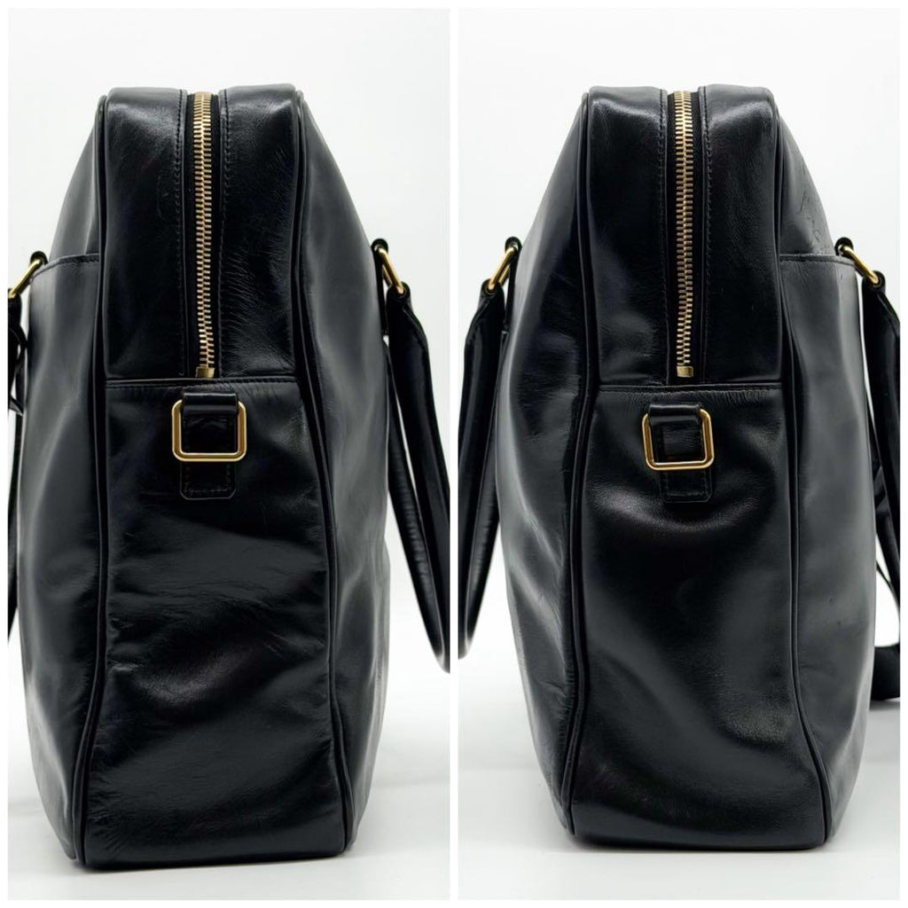 Saint Laurent Museum Briefcase Business 2-Way Leather — view 6