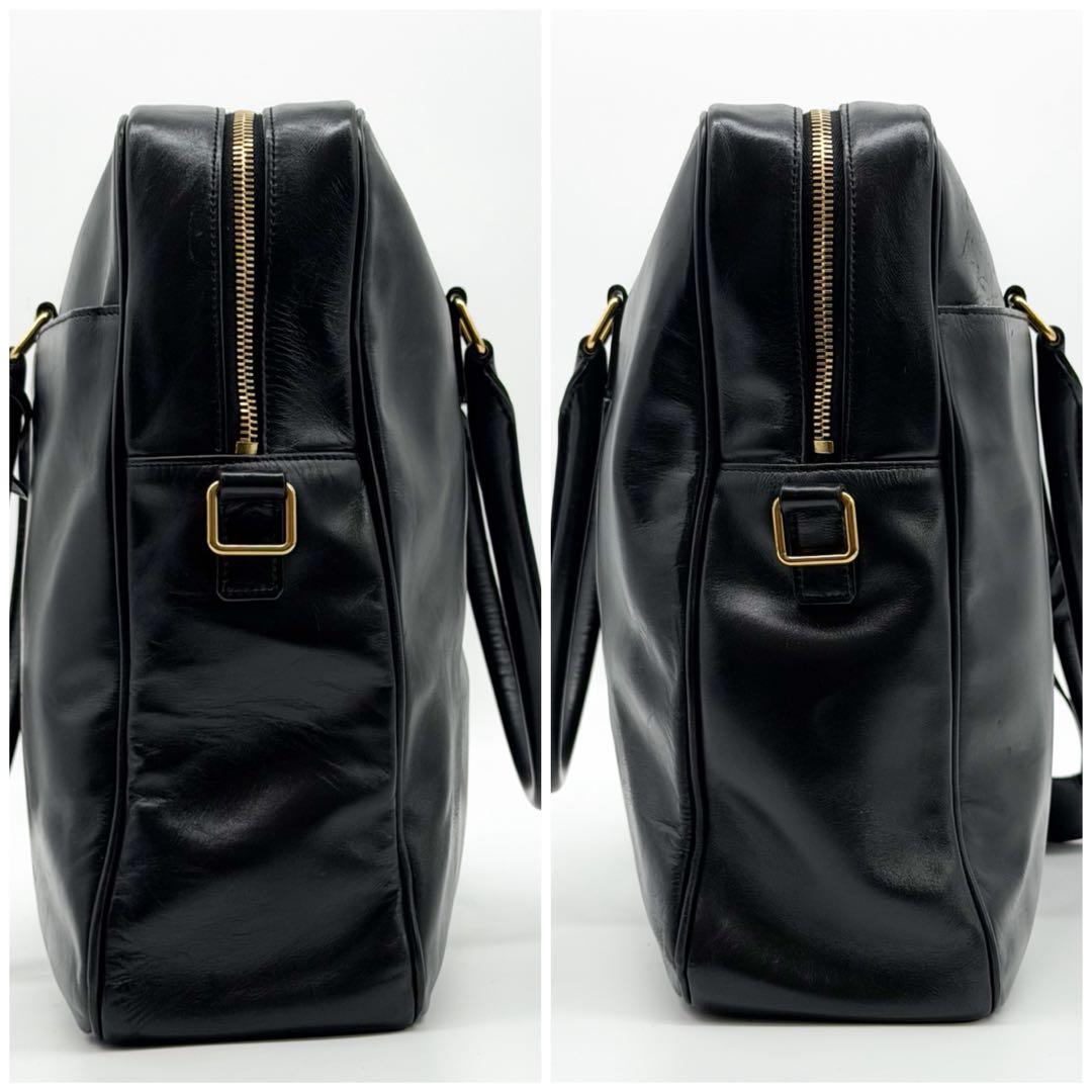 Saint Laurent Museum Briefcase Business 2-Way Leather — view 6