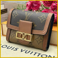 Louis Vuitton Portefeuille Dauphine Compact Fold Wallet