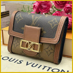 Louis Vuitton Portefeuille Dauphine Compact Fold Wallet