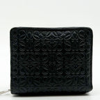 Loewe Repeat Anagram Bifold Black Compact Zip Mini Wallet — view 2