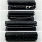 Loewe Repeat Anagram Bifold Black Compact Zip Mini Wallet — view 4