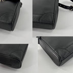 Louis Vuitton Taiga Luca Shoulder Bag Black — view 8