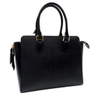 Prada Logo Saffiano Shoulder Bag 2-Way Black — view 2