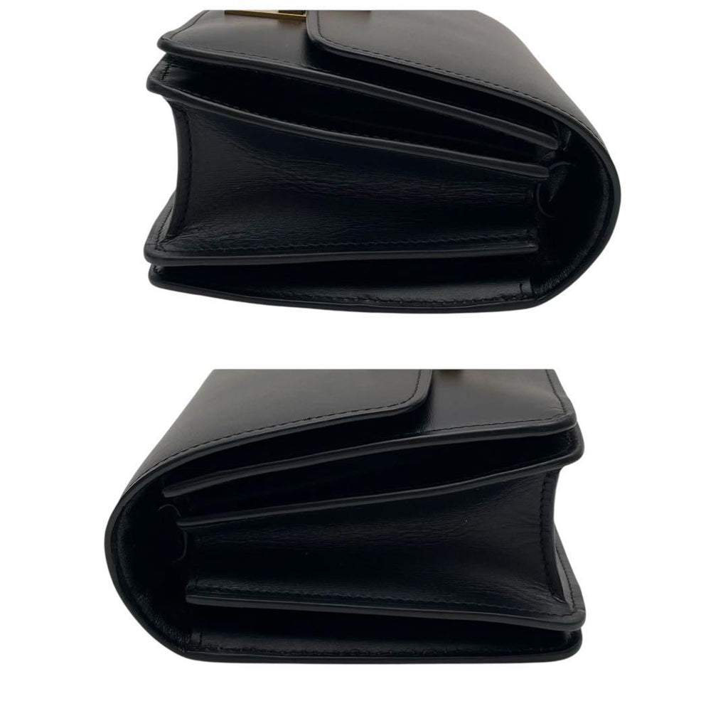 Celine Leather Classic Box Small Shoulder Bag — view 3