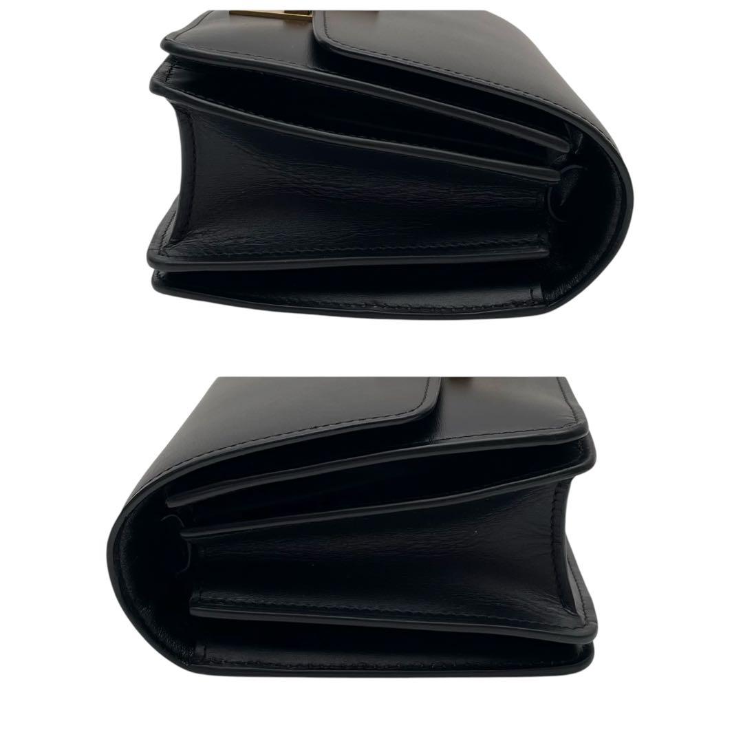 Celine Leather Classic Box Small Shoulder Bag — view 3