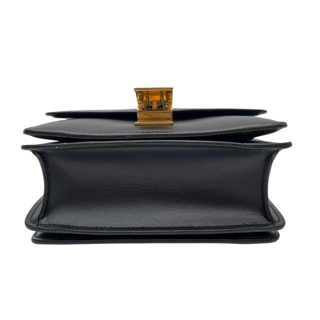 Celine Leather Classic Box Small Shoulder Bag — view 4