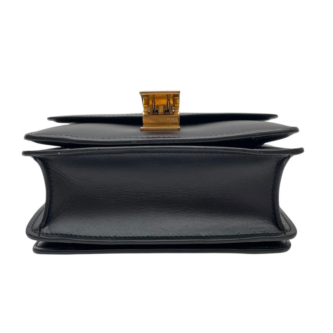Celine Leather Classic Box Small Shoulder Bag — view 4