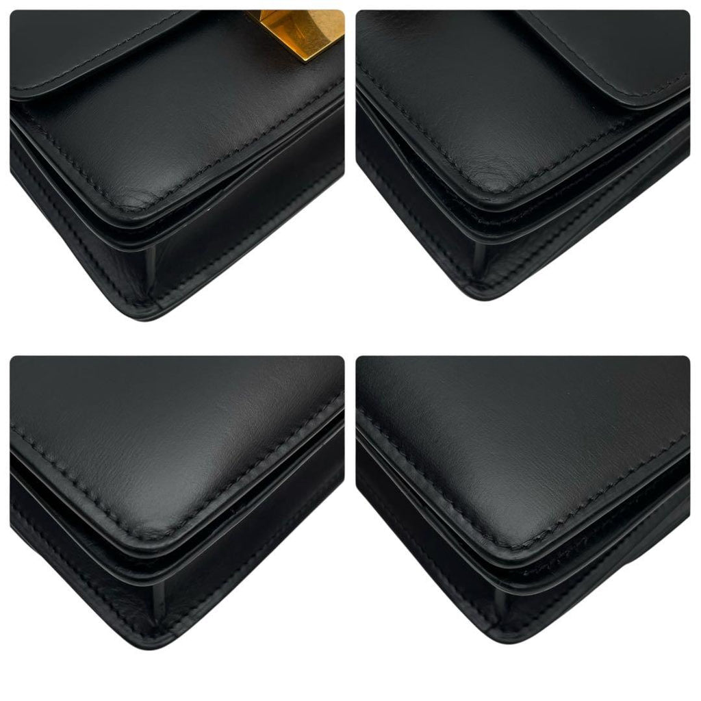 Celine Leather Classic Box Small Shoulder Bag — view 5