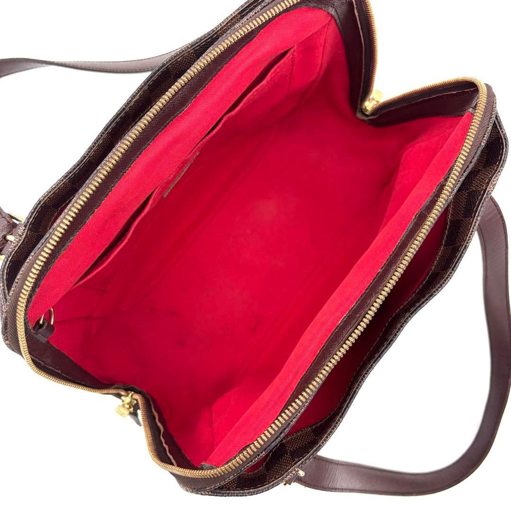 Louis Vuitton Belem MM Ebene Handbag Brown Tote — view 3