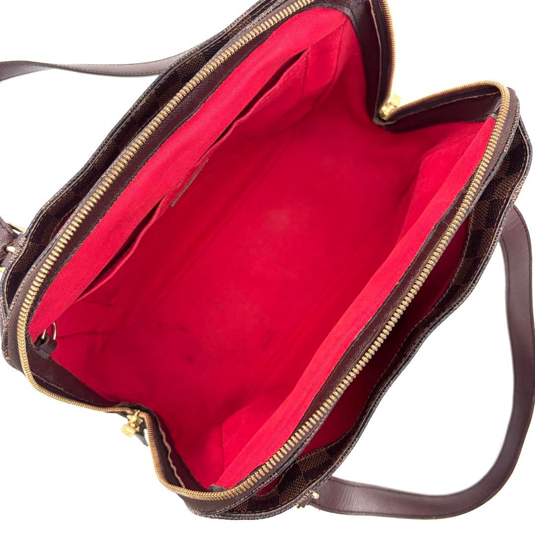Louis Vuitton Belem MM Ebene Handbag Brown Tote — view 3