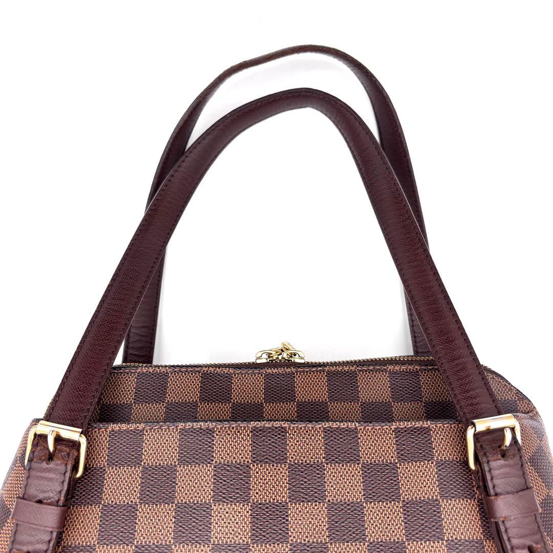 Louis Vuitton Belem MM Ebene Handbag Brown Tote — view 5