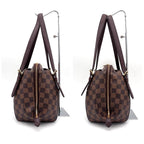 Louis Vuitton Belem MM Ebene Handbag Brown Tote — view 6