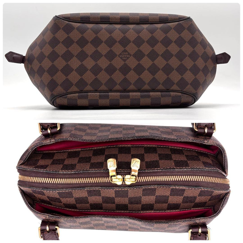 Louis Vuitton Belem MM Ebene Handbag Brown Tote — view 7