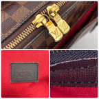 Louis Vuitton Belem MM Ebene Handbag Brown Tote — view 9