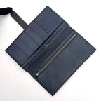 Hermes Bearn Classic Box Calf Navy Wallet Bifold — view 3