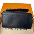 Louis Vuitton Zippy Dragonne Epi Noir Wallet