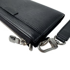 Louis Vuitton Zippy Dragonne Epi Noir Wallet — view 3