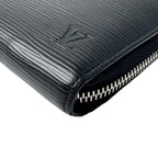 Louis Vuitton Zippy Dragonne Epi Noir Wallet — view 6
