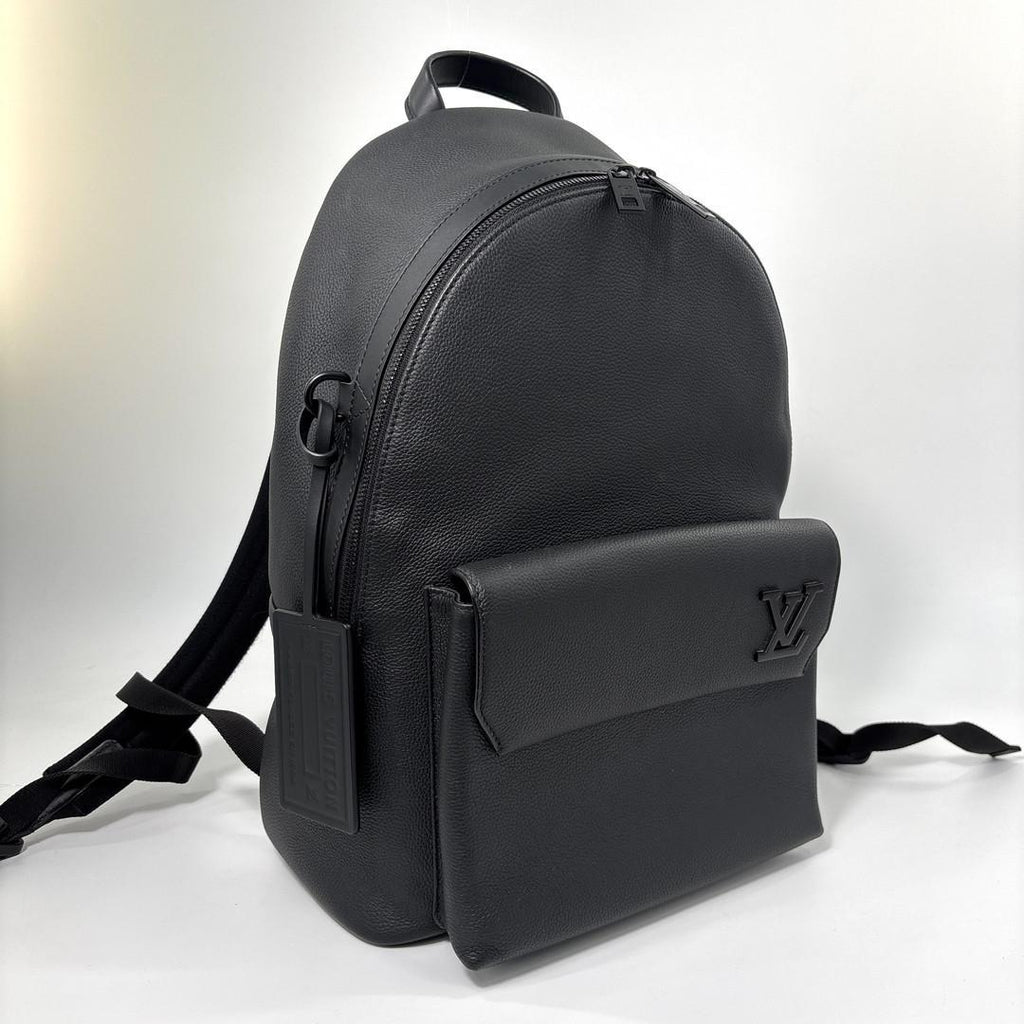 Louis Vuitton LV Aerogram Takeoff Backpack Black — view 3