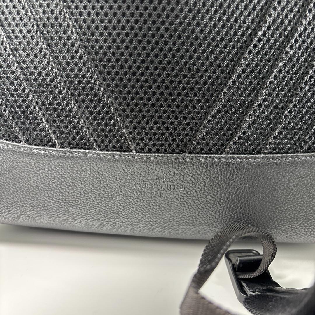 Louis Vuitton LV Aerogram Takeoff Backpack Black — view 6