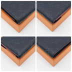 Louis Vuitton Monogram Empreinte Victorine Marine Trifold Wallet — view 8