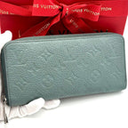 Louis Vuitton Wallet Zippy Horizontal Taurillon Blue