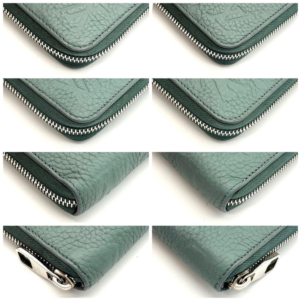 Louis Vuitton Wallet Zippy Horizontal Taurillon Blue — view 8