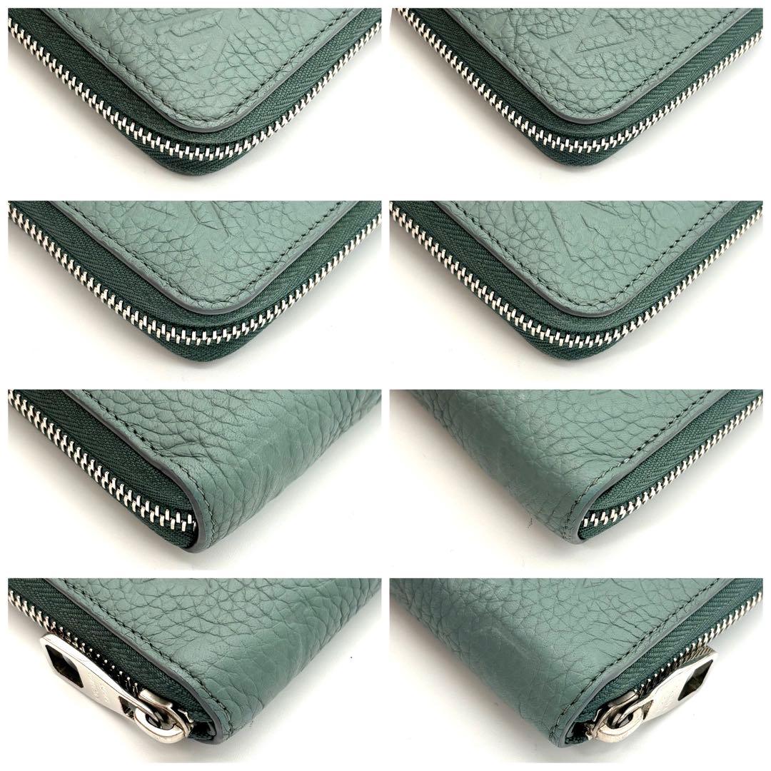 Louis Vuitton Wallet Zippy Horizontal Taurillon Blue — view 8