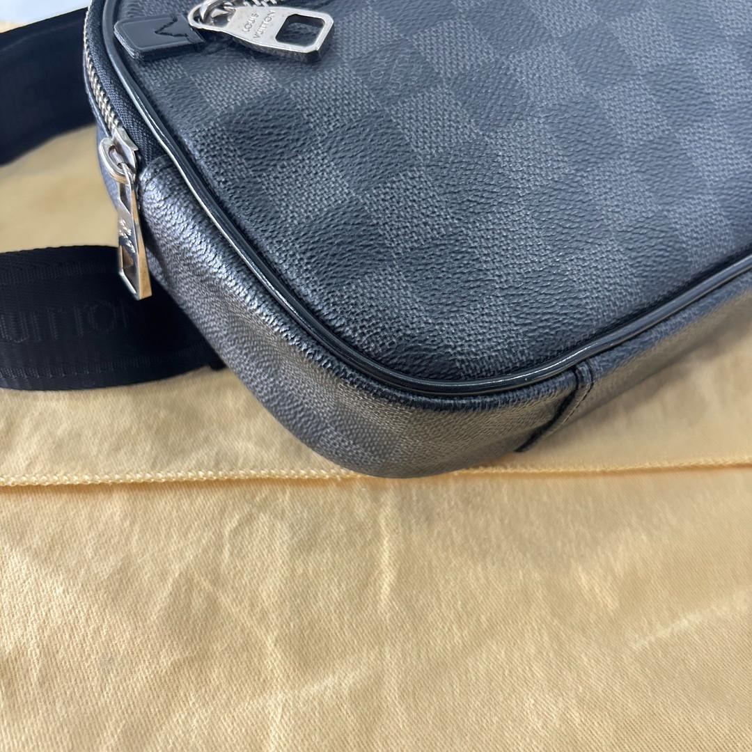 Louis Vuitton Damier Graphite Ambler Belt Bag — view 7