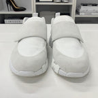 Hermes H Suede Fabric Velcro Sneakers White — view 4