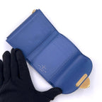 Louis Vuitton Denim Victorine Trifold Wallet Remix Blue — view 3
