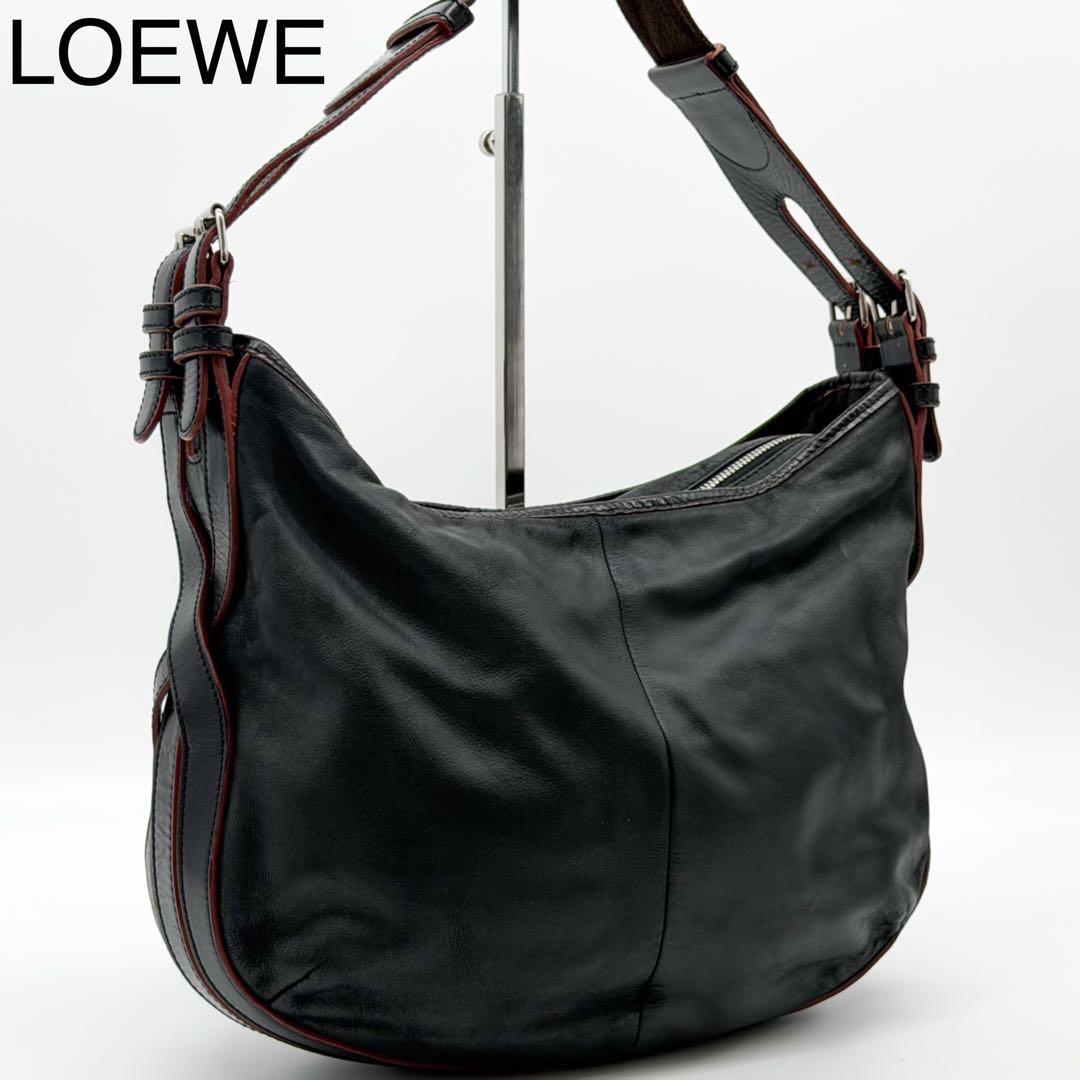 Loewe Vintage Anagram Nappa Leather Handbag