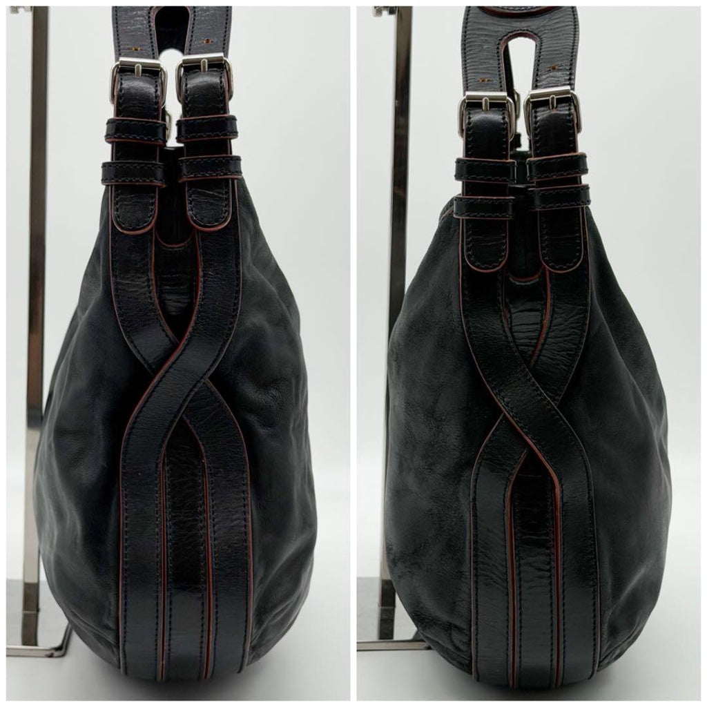 Loewe Vintage Anagram Nappa Leather Handbag — view 5