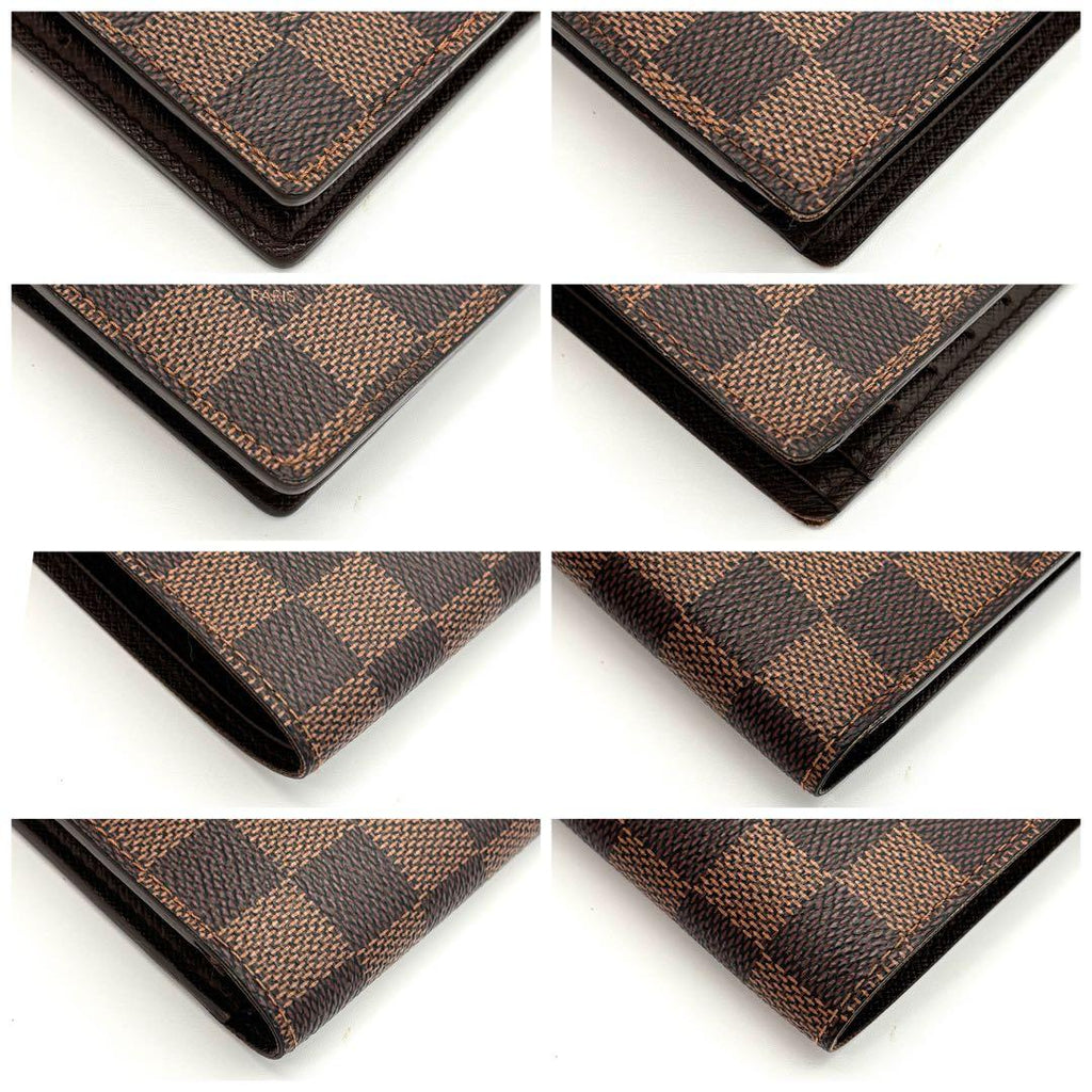 Louis Vuitton Bifold Wallet Damier Portefeuille Marco Brown — view 9