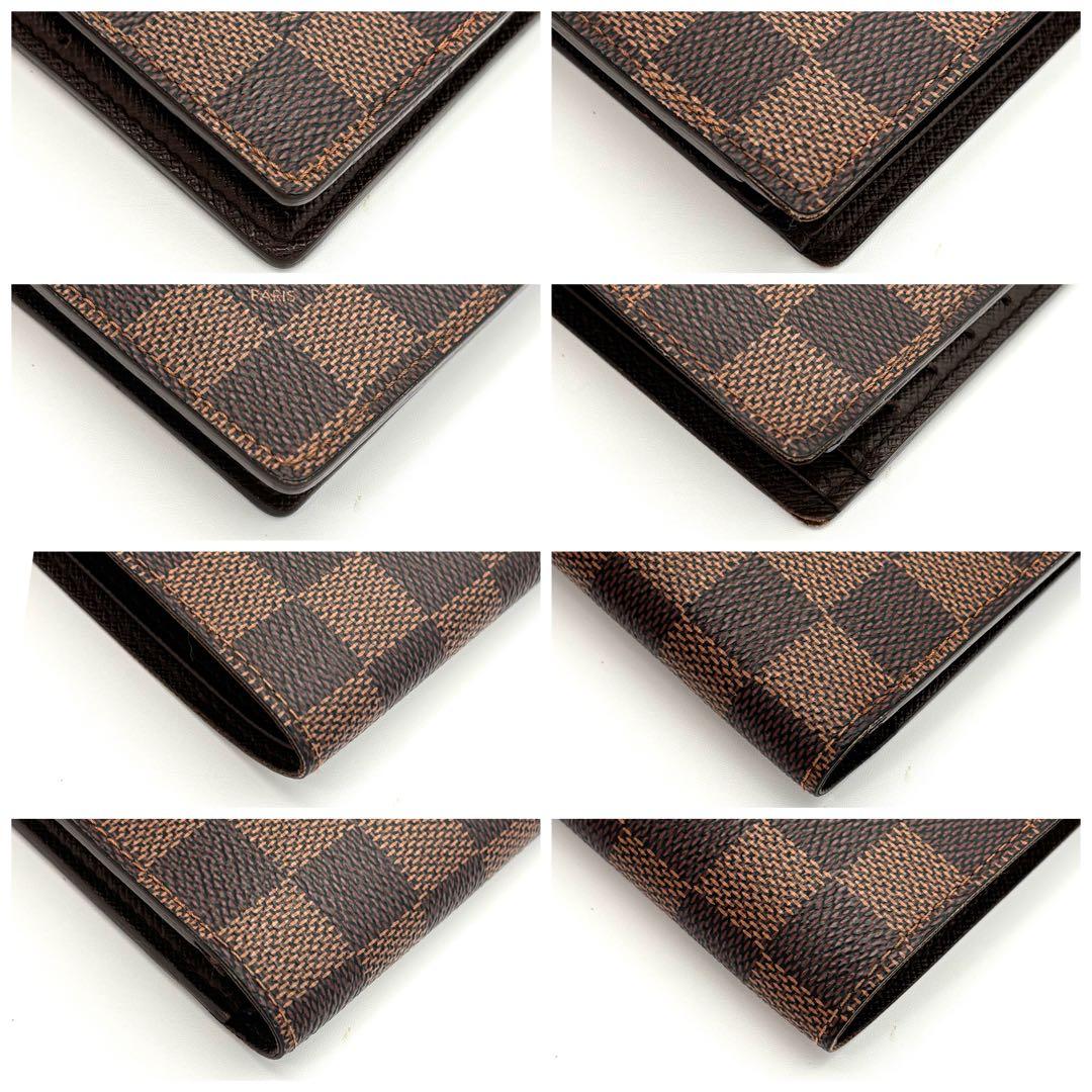 Louis Vuitton Bifold Wallet Damier Portefeuille Marco Brown — view 9