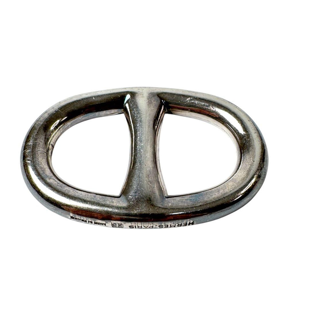 Hermes Chaine D'Ancre Scarf Ring Silver — view 5