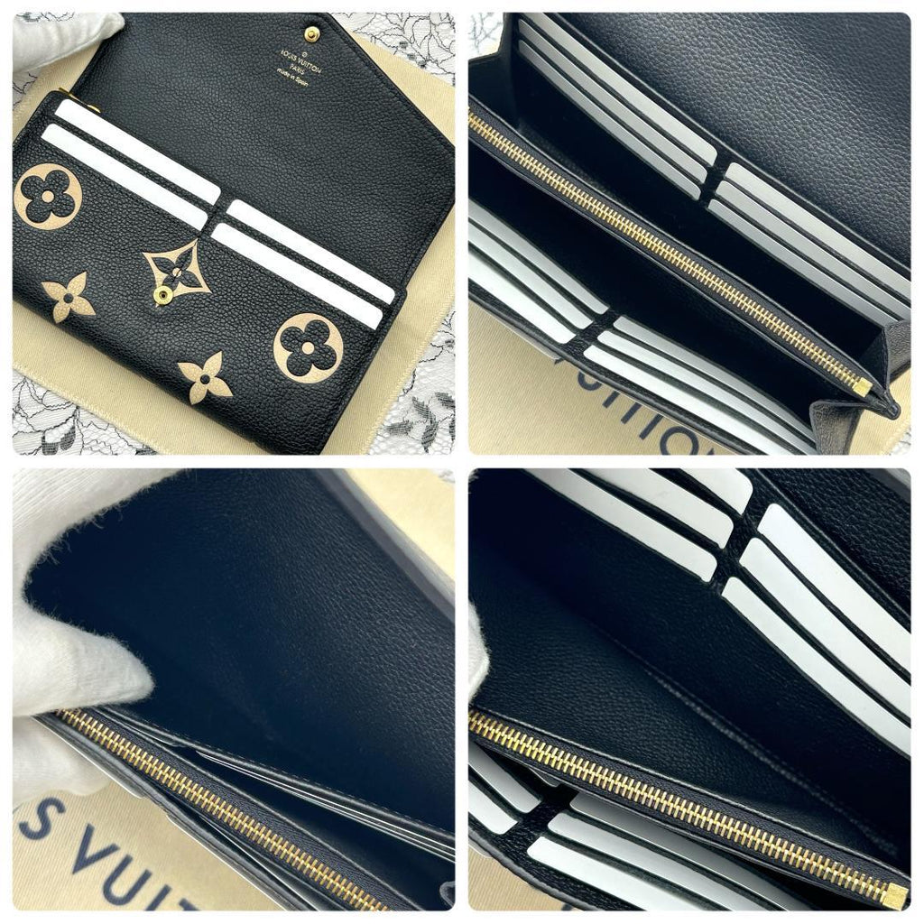 Louis Vuitton Empreinte Portefeuille Sarah Bicolor Wallet — view 6