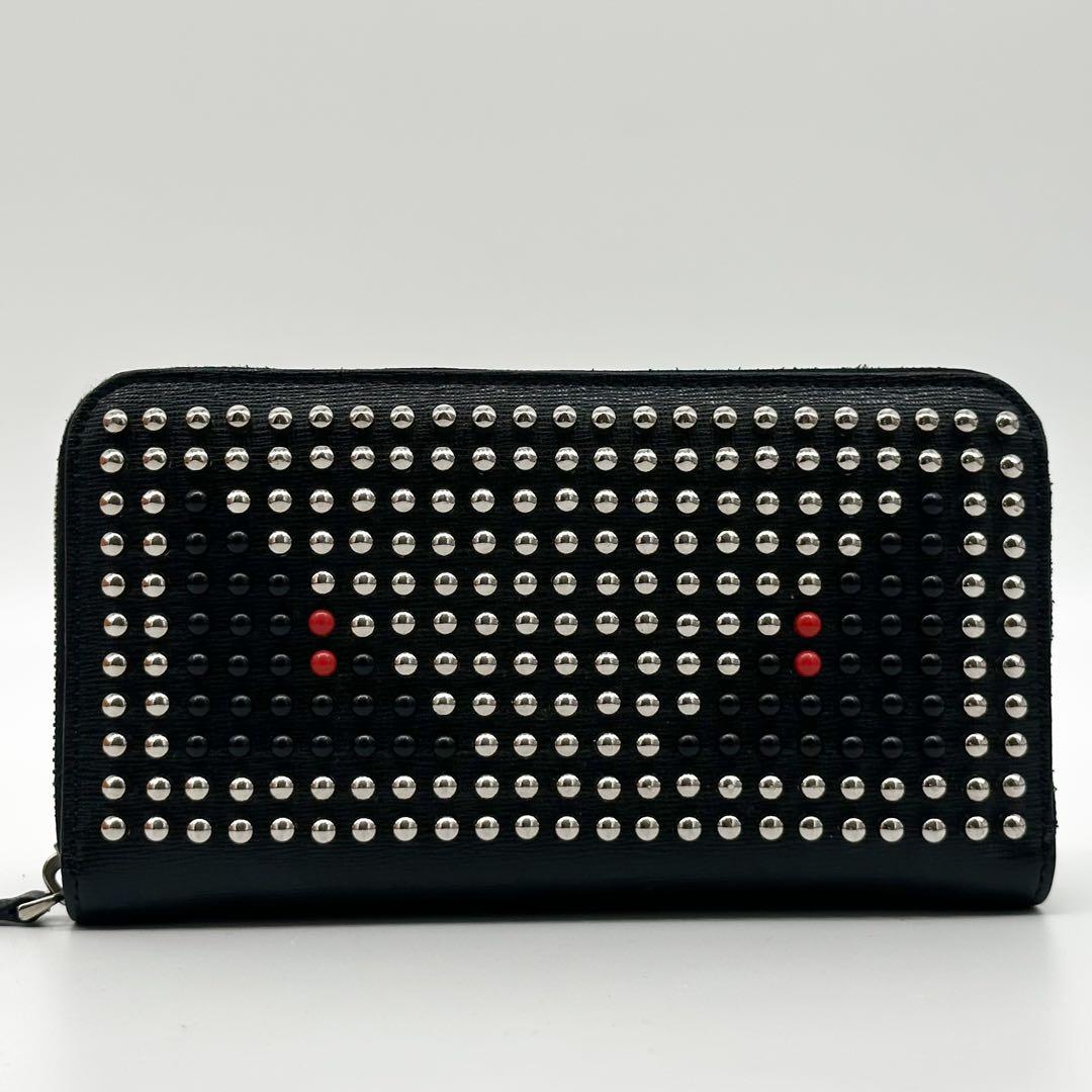 Fendi Bugs Eyemon Star Studs Zip Around Wallet — view 2
