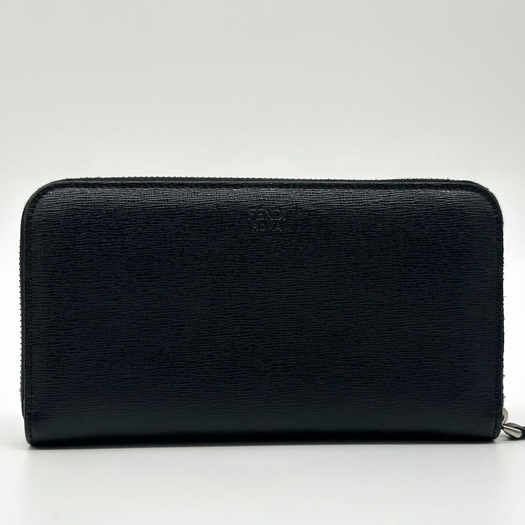 Fendi Bugs Eyemon Star Studs Zip Around Wallet — view 3