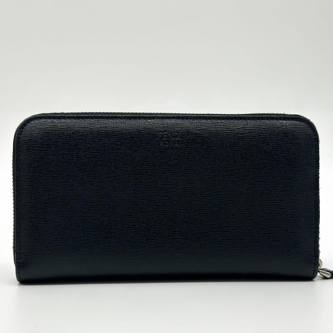 Fendi Bugs Eyemon Star Studs Zip Around Wallet — view 3