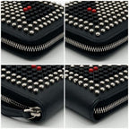 Fendi Bugs Eyemon Star Studs Zip Around Wallet — view 5